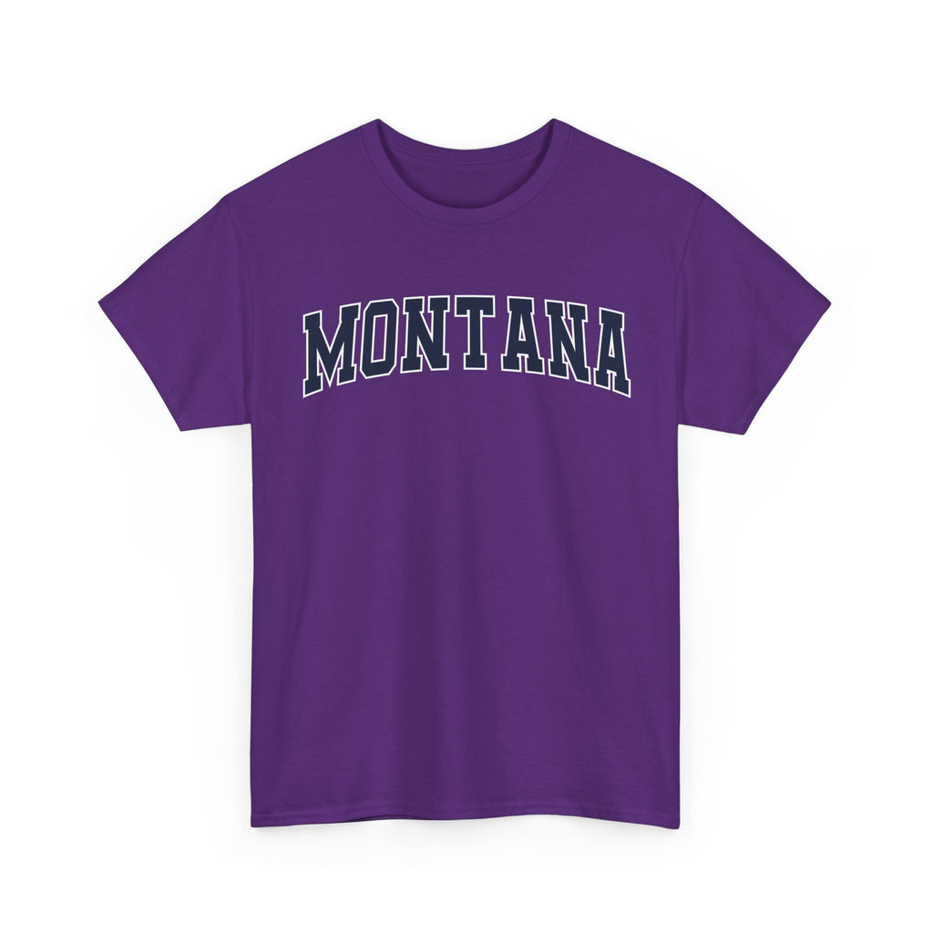 Montana Vintage Varsity Unisex T-shirt - Purple / S - T-Shirt