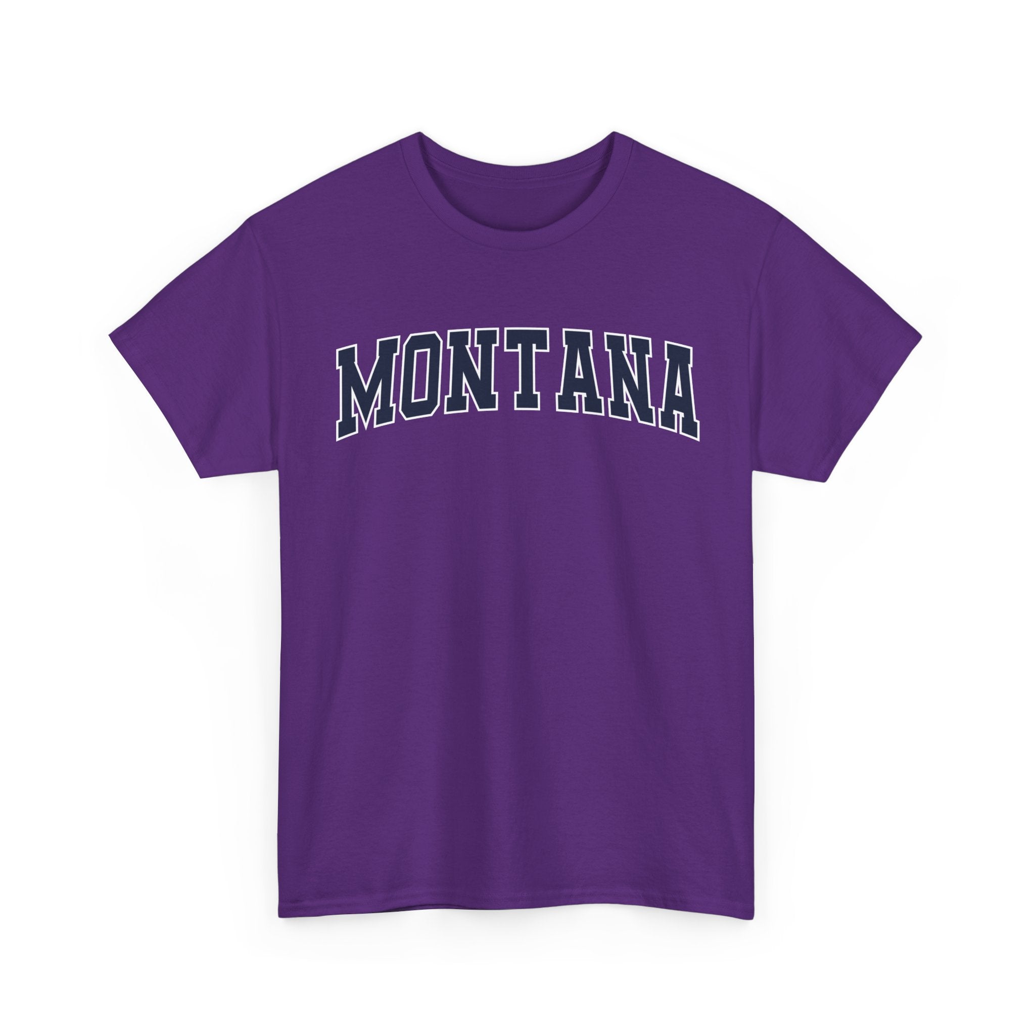 Montana Vintage Varsity Unisex T-shirt - Purple / S - T-Shirt