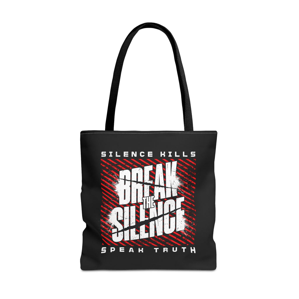 Break the Silence Tote Bag - 18’’ × / Black - Bags