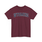 Wyoming Vintage Varsity T-shirt - Maroon / S - T-Shirt