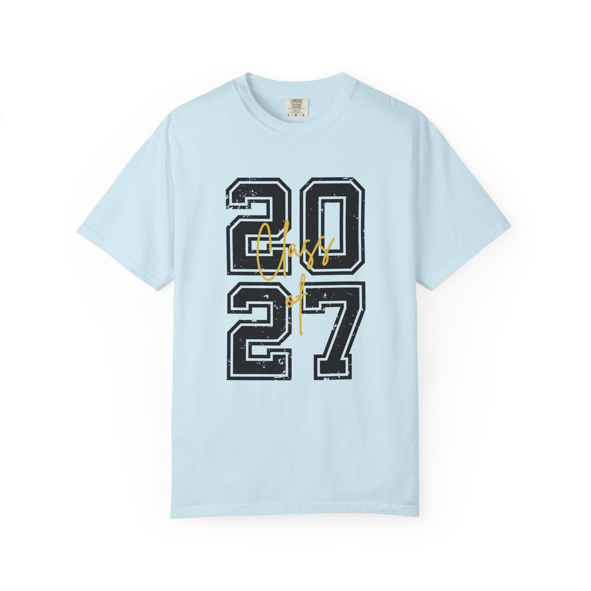 Class of 2027 T-Shirt — Graduation Senior Year Tee - Chambray / S - T-Shirt