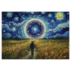 Isekai Portal Puzzle - Starry Wheatfield Jigsaw in Collectible Tin (30-2000 Pieces)
