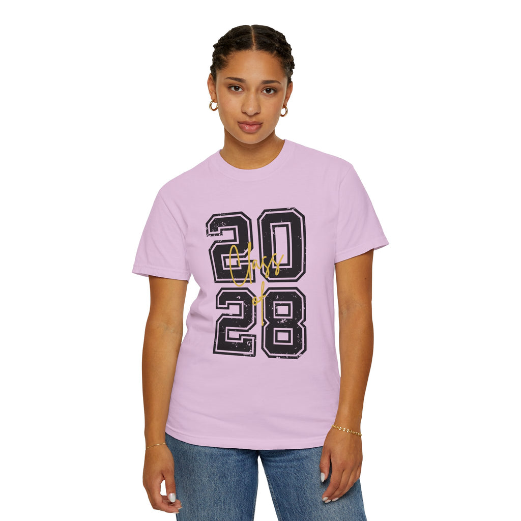 Graduation Unisex T-Shirt 2028 Customizable College Tee High School Graduation Gift Trendy Casual Wear - T-Shirt