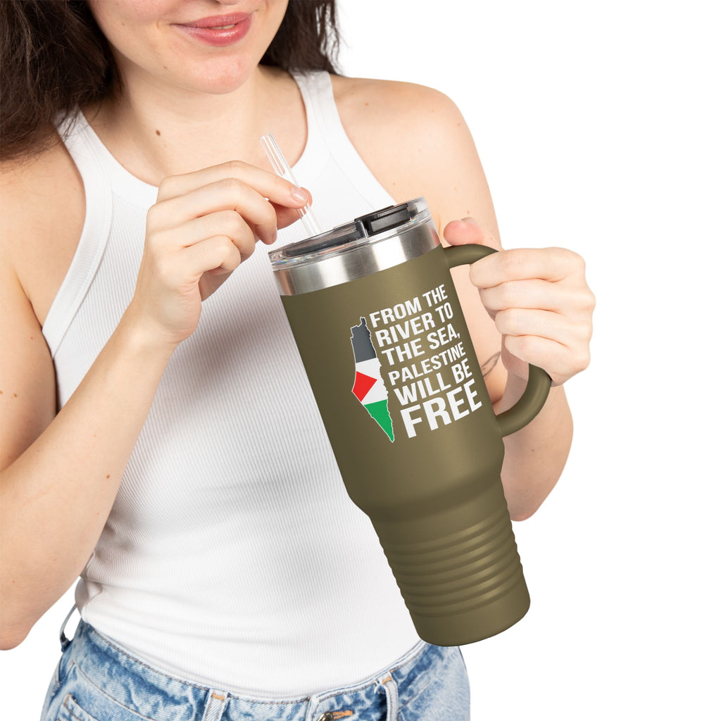 Palestine Freedom Insulated Travel Mug