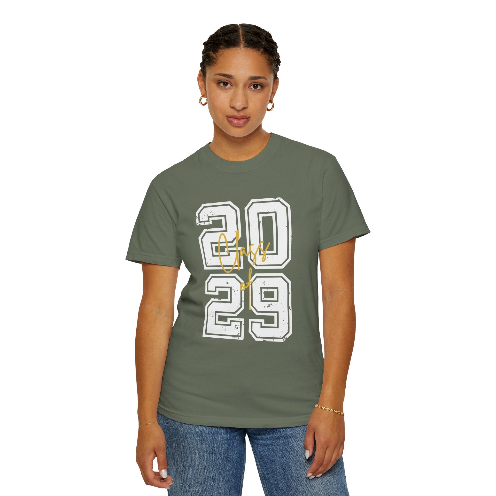Class of 2029 Vintage Unisex T-Shirt Trendy Graphic Tee for Celebrations Comfortable Everyday Wear Unique Gift Idea