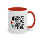 Palestinian Spirit Accent Coffee Mug - 11oz / Red