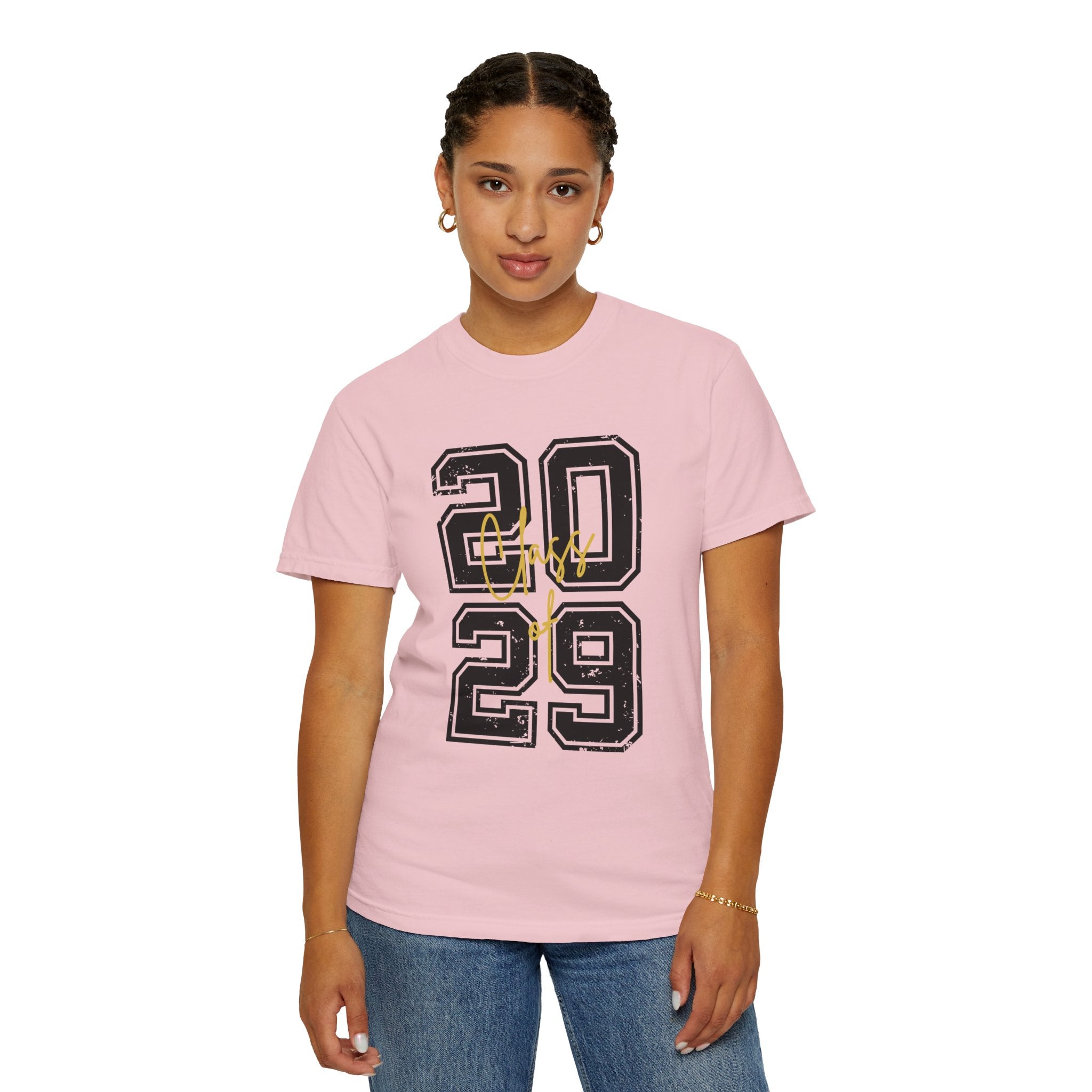 Class of 2029 Vintage Unisex T-Shirt Trendy Graphic Tee for Celebrations Comfortable Everyday Wear Unique Gift Idea