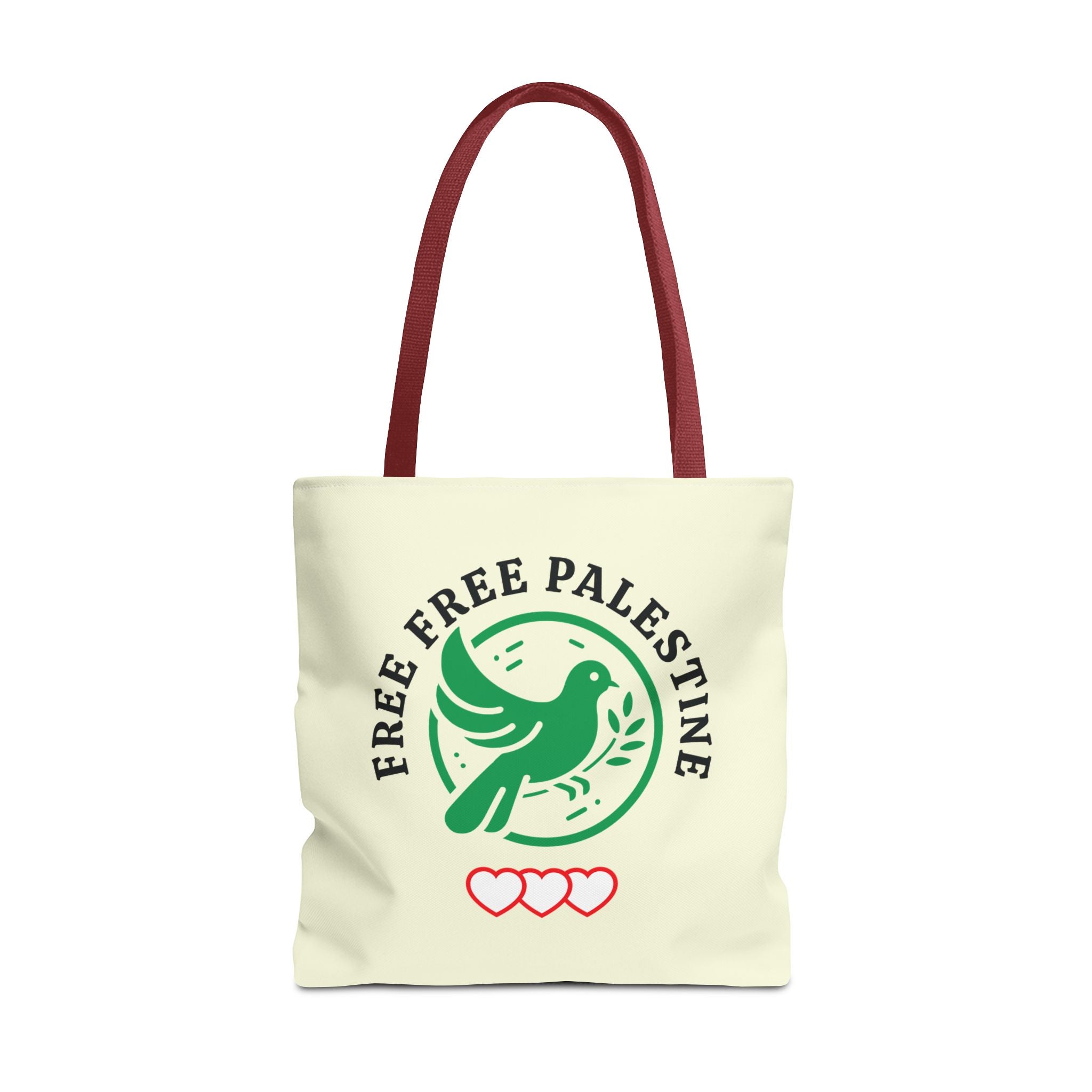 Free Palestine Tote Bag - 18’’ × / Red - Bags