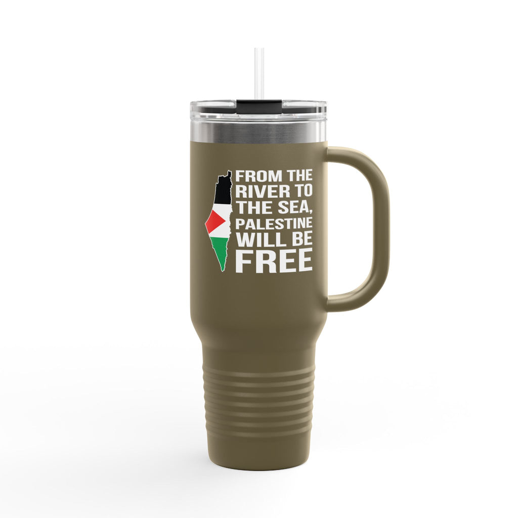 Palestine Freedom Insulated Travel Mug