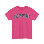 Rhode Island Vintage Varsity Unisex T-shirt - Heliconia / S - T-Shirt