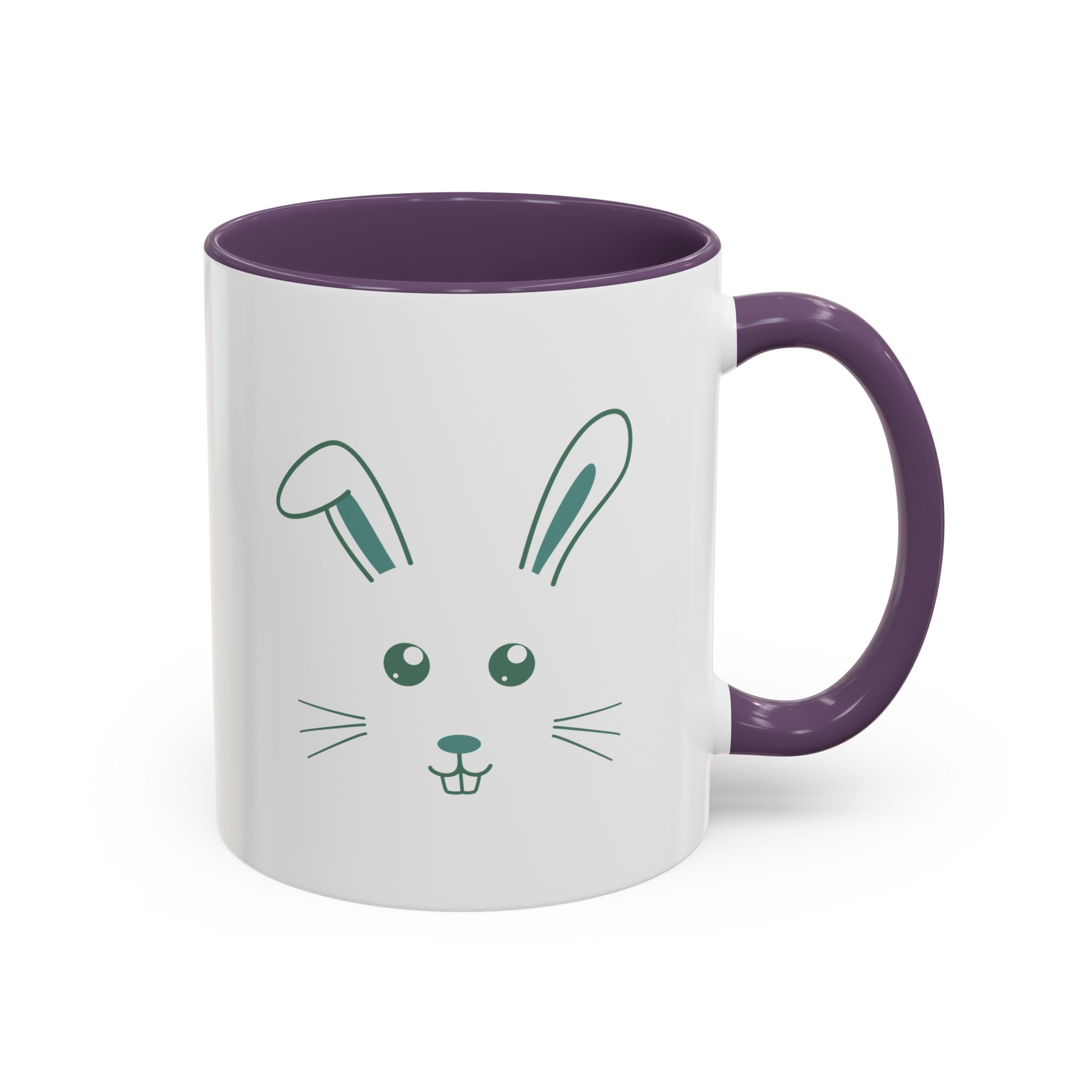 Cute Bunny Rabbit Accent Mug