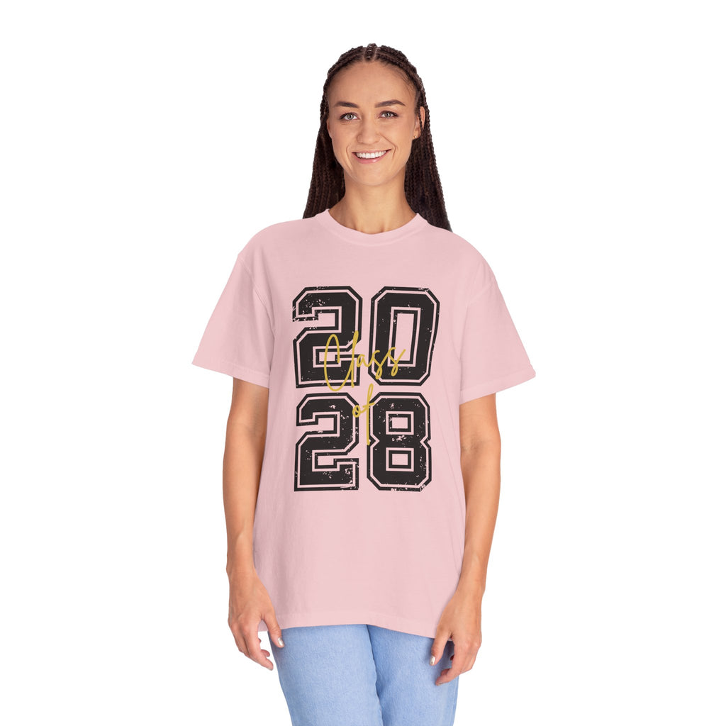 Graduation Unisex T-Shirt 2028 Customizable College Tee High School Graduation Gift Trendy Casual Wear - T-Shirt