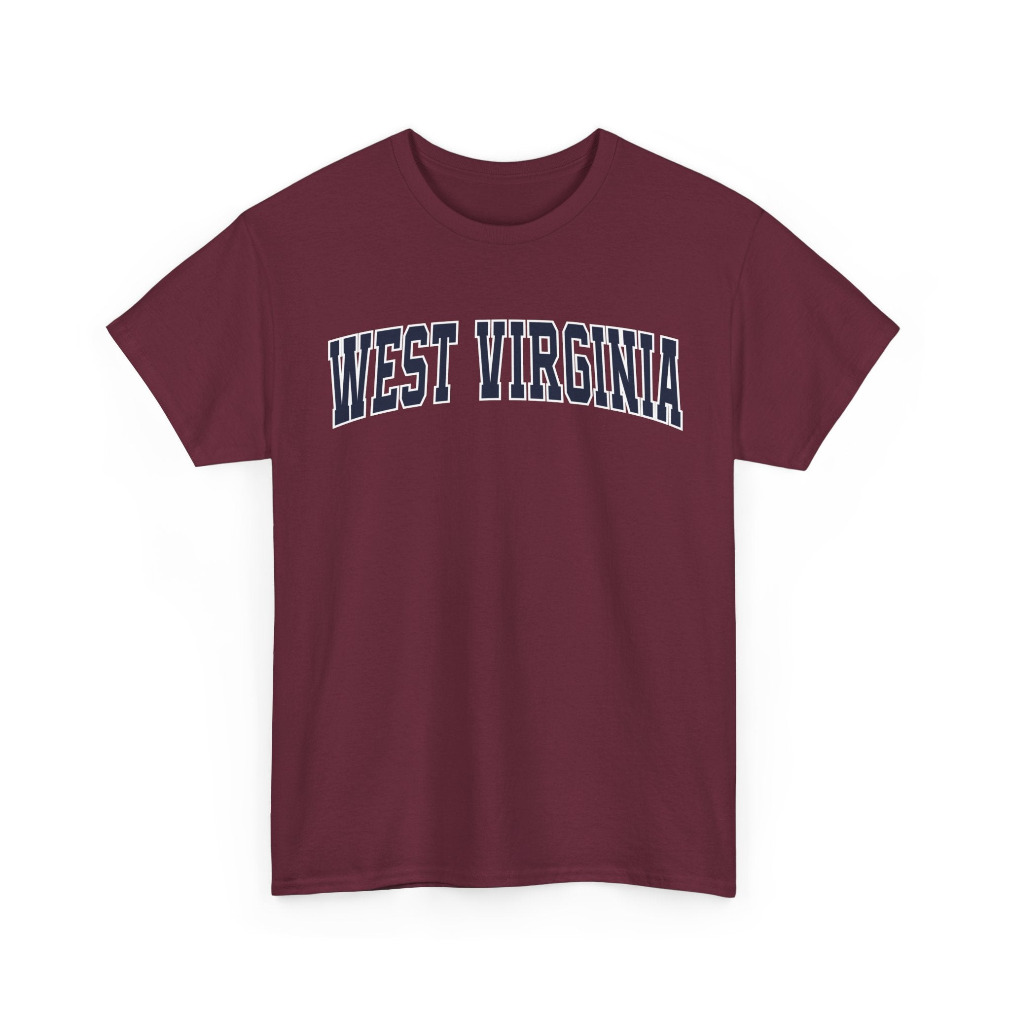 West Virginia Vintage Varsity Unisex T-shirt - Maroon / S - T-Shirt