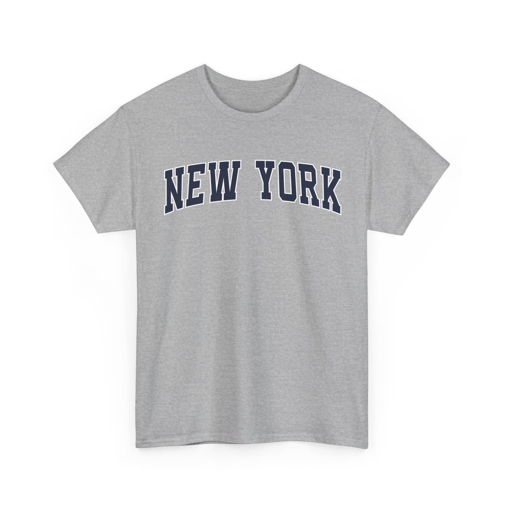 New York Vintage Varsity Unisex T-shirt - Sport Grey / S - T-Shirt