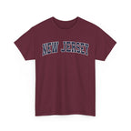 New Jersey Vintage Varsity Unisex T-shirt - Maroon / S - T-Shirt