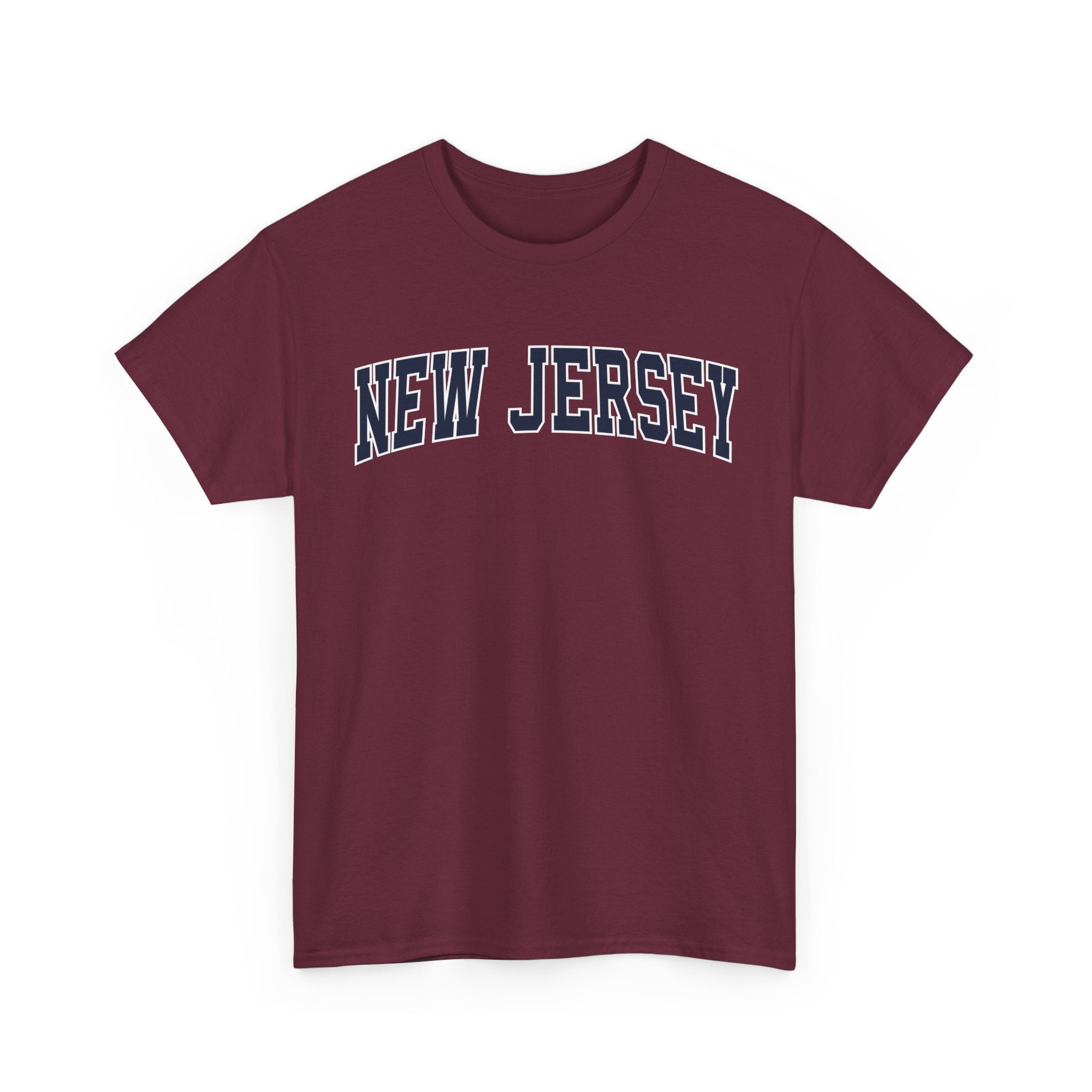 New Jersey Vintage Varsity Unisex T-shirt - Maroon / S - T-Shirt
