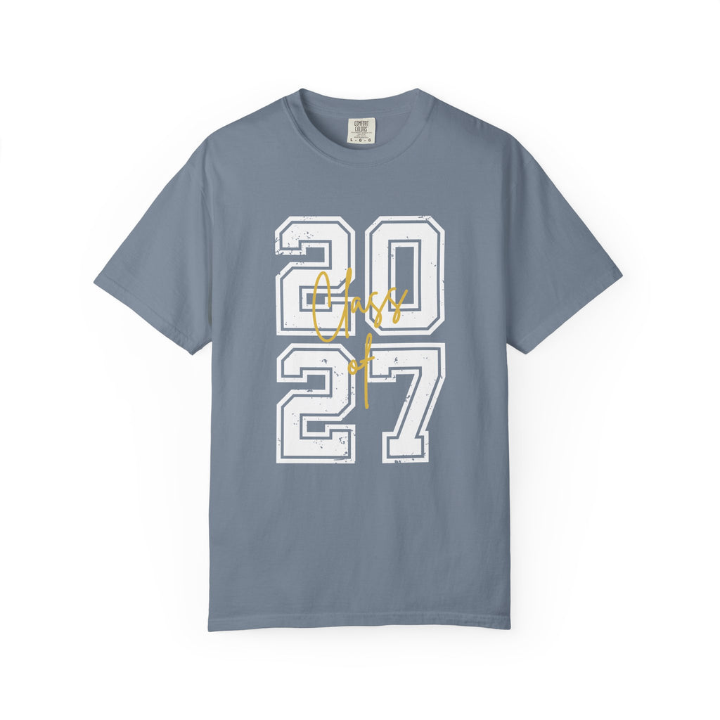 Class of 2027 T-Shirt — Graduation Senior Year Tee - Blue Jean / S - T-Shirt