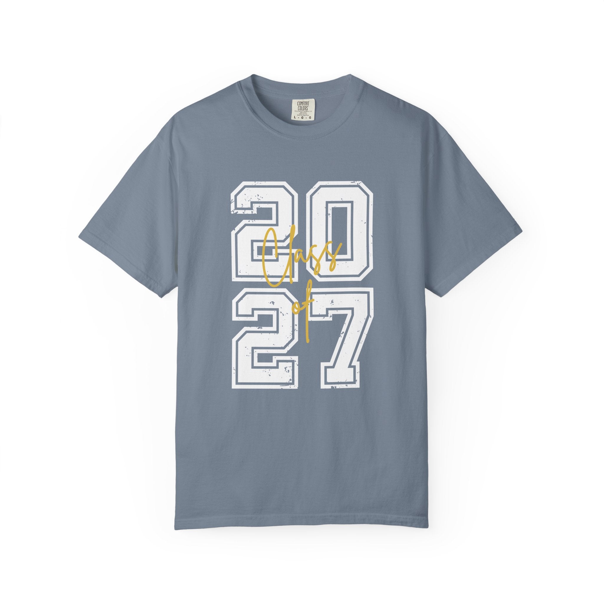 Class of 2027 T-Shirt — Graduation Senior Year Tee - Blue Jean / S - T-Shirt