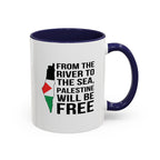 Palestinian Spirit Accent Coffee Mug - 11oz / Navy