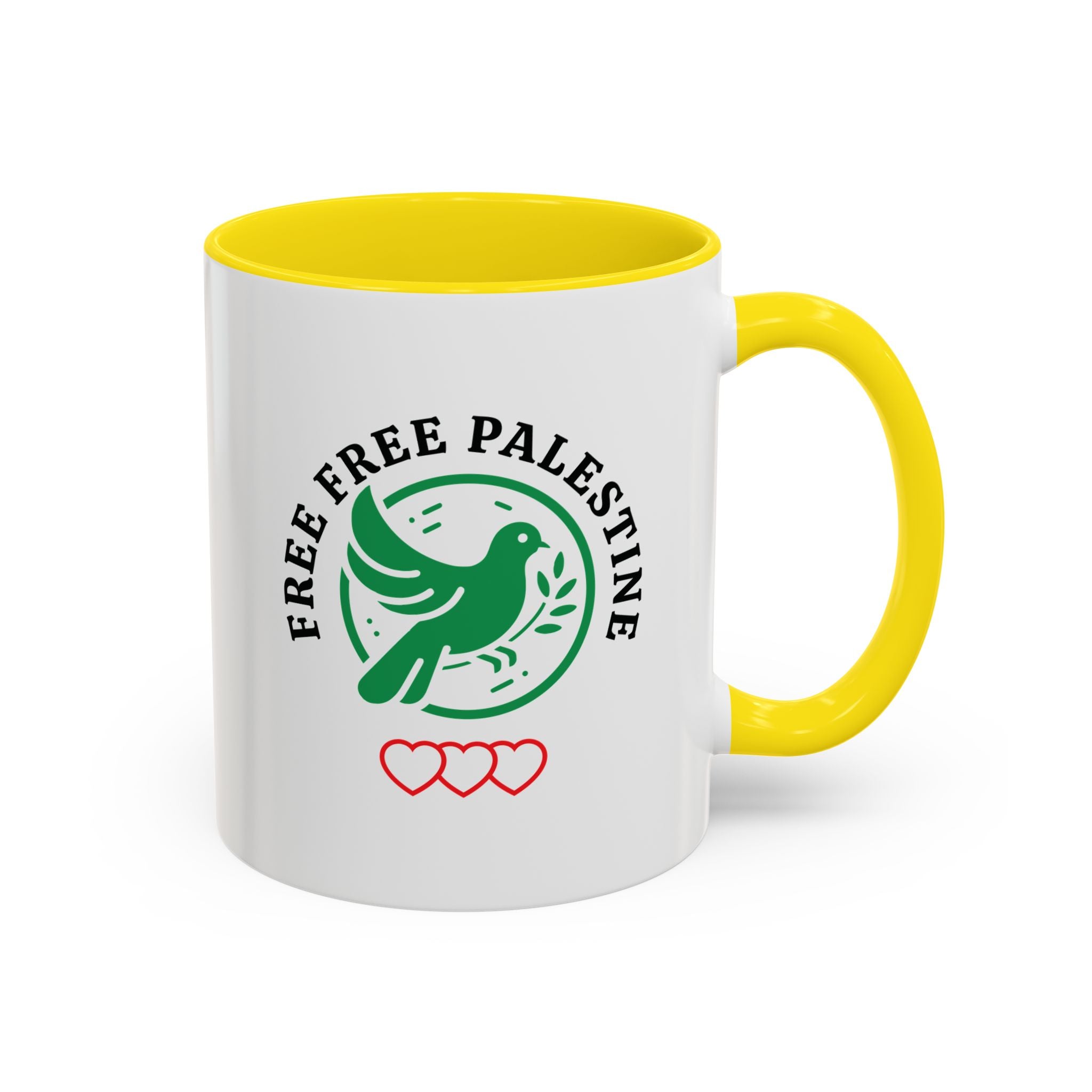 Free Palestine Accent Coffee Mug