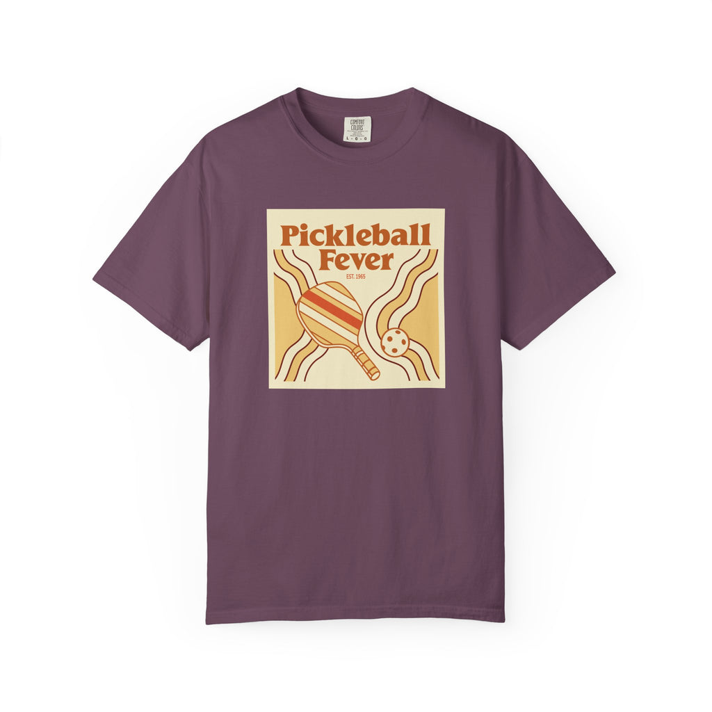 Pickleball Fever T-Shirt | Retro Unisex Tee for Players & Fans - Berry / S
