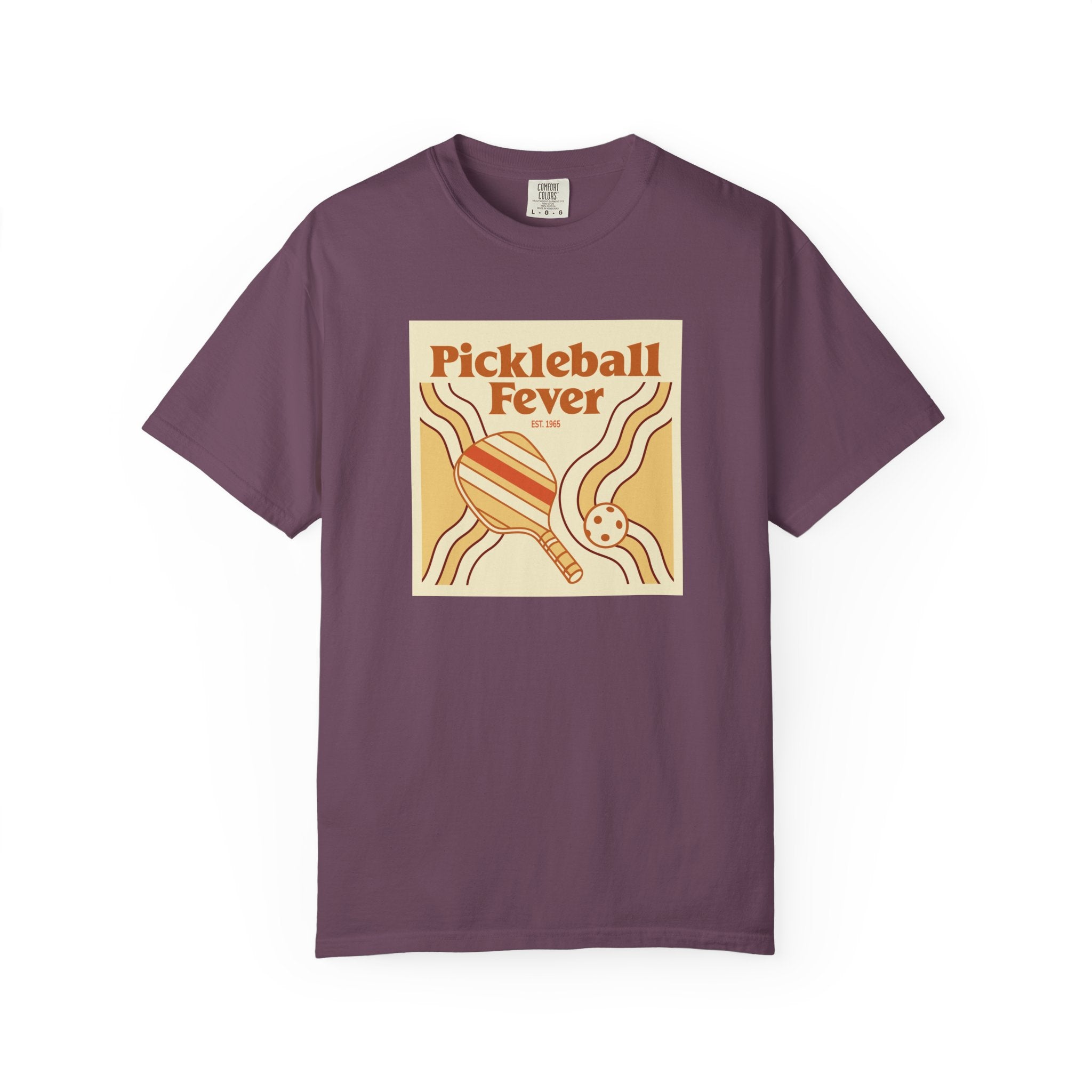 Pickleball Fever T-Shirt | Retro Unisex Tee for Players & Fans - Berry / S