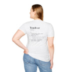 Teacher Definition T-Shirt (V3 - Back Print) - T-Shirt