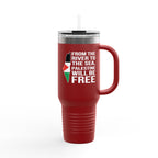 Palestine Freedom Insulated Travel Mug