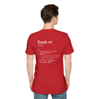 Teacher Definition T-Shirt (V3 - Back Print) - T-Shirt