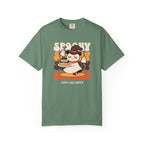 Spooky Halloween T-Shirt: Ghost Graphic Tee Design - Light Green / S - T-Shirt