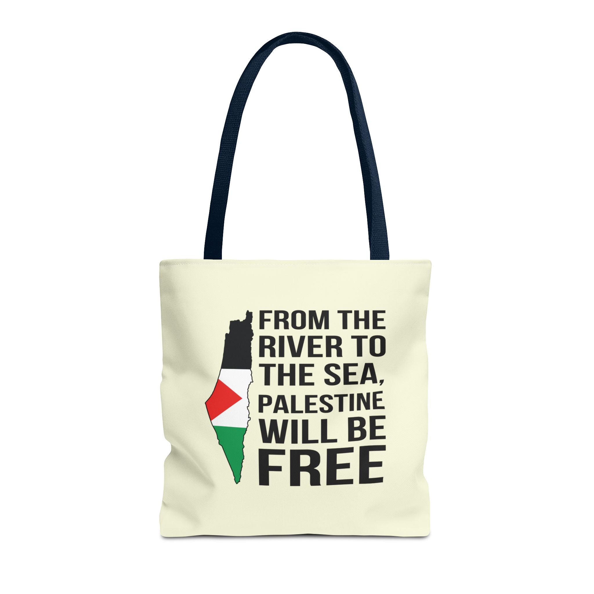 Palestine Pride Tote Bag - 16’’ × / Navy - Bags