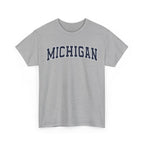 Michigan Vintage Varsity Unisex T-shirt - Sport Grey / S - T-Shirt