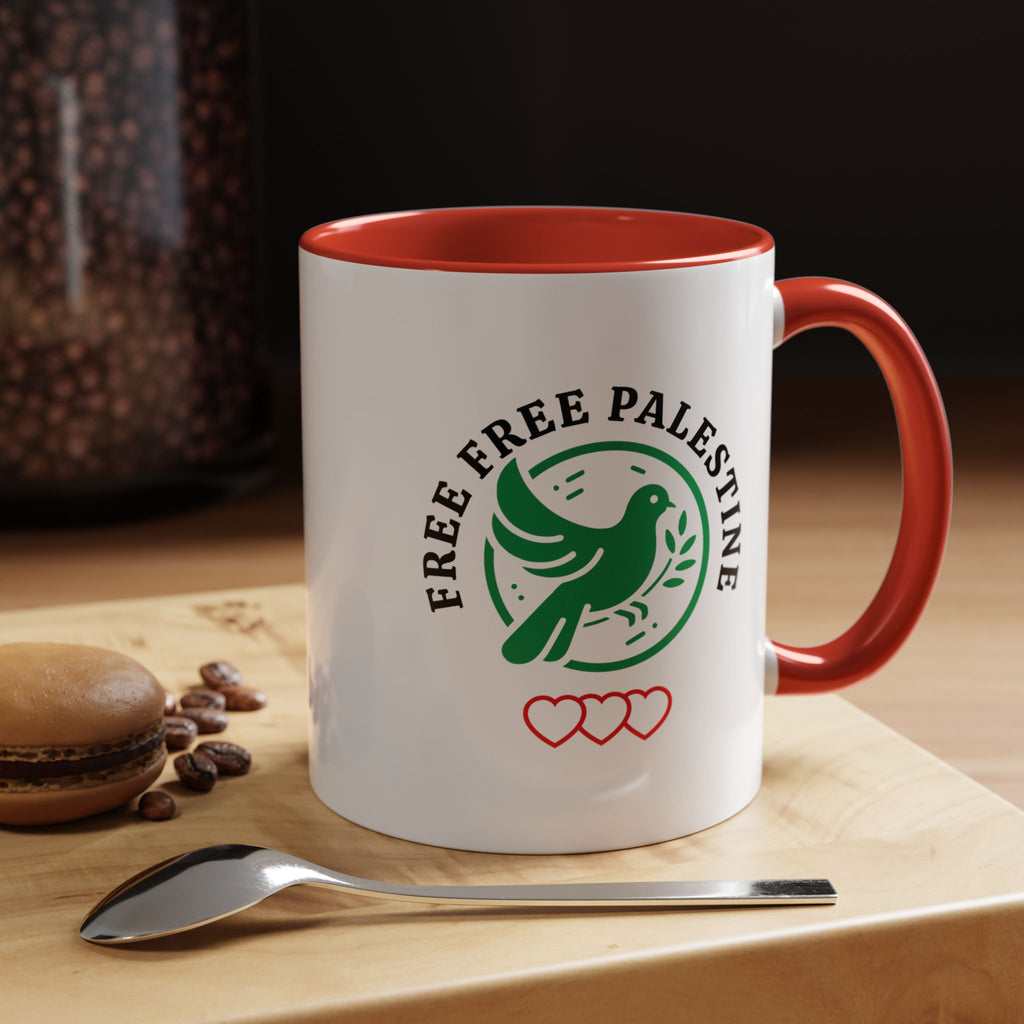 Free Palestine Accent Coffee Mug
