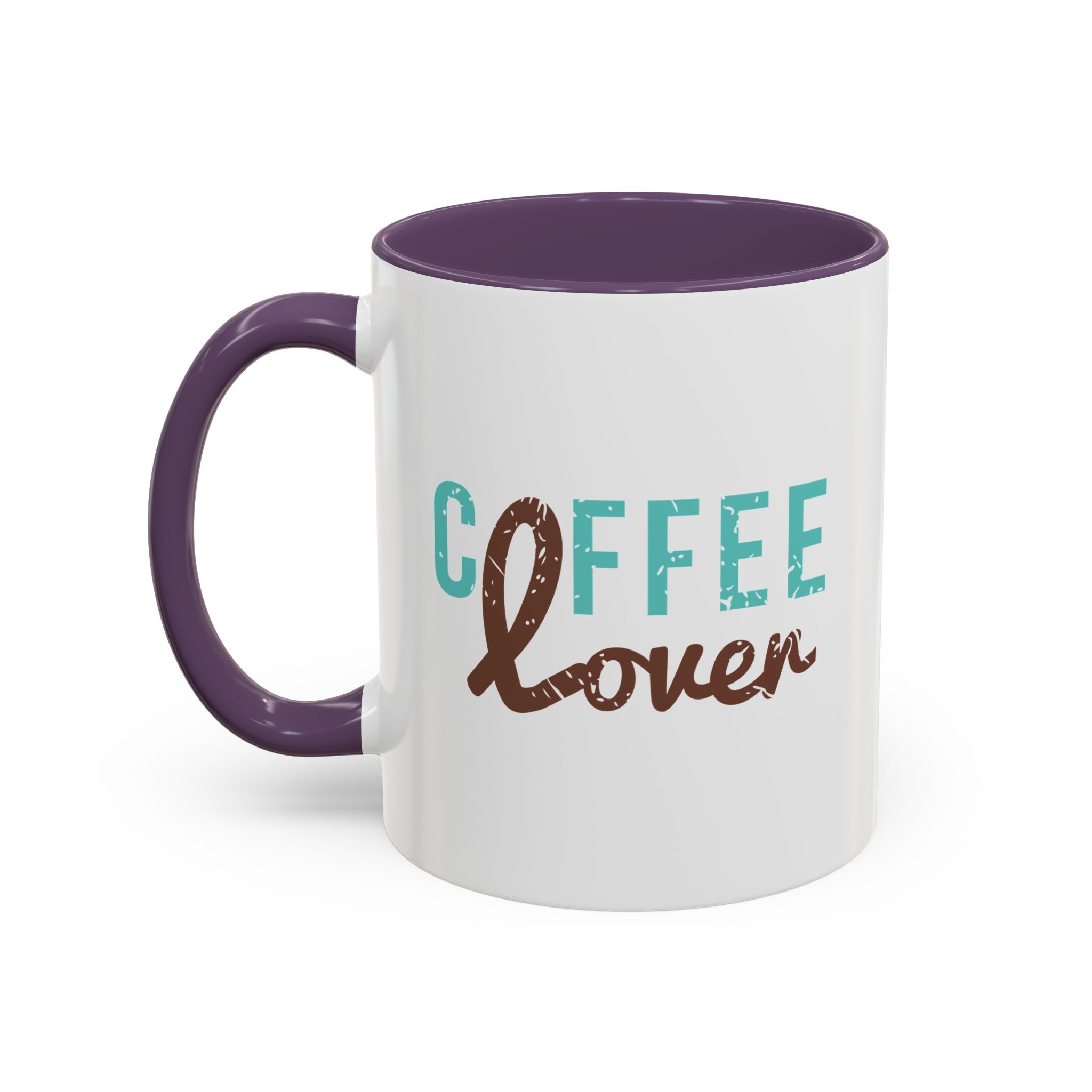 Coffee Lover Accent Mug - 11oz / Purple