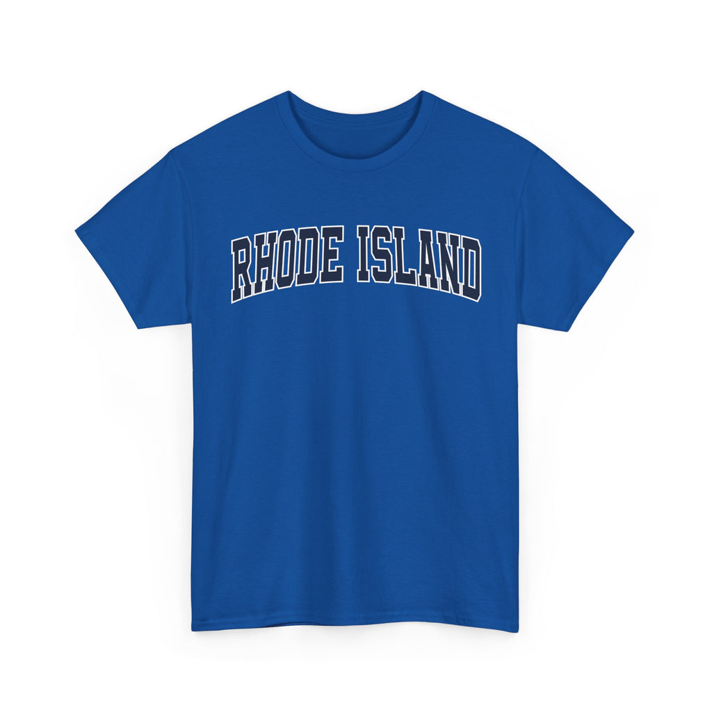Rhode Island Vintage Varsity Unisex T-shirt - Royal / S - T-Shirt