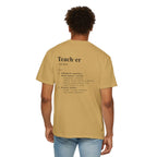 Teacher Definition T-Shirt (V1 - Back Print) - T-Shirt