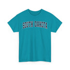 South Dakota Vintage Varsity Unisex T-shirt - Tropical Blue / S - T-Shirt