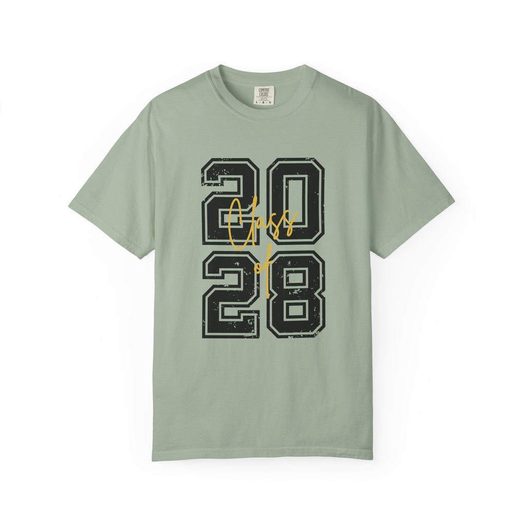 Graduation Unisex T-Shirt 2028 Customizable College Tee High School Graduation Gift Trendy Casual Wear - Bay / S