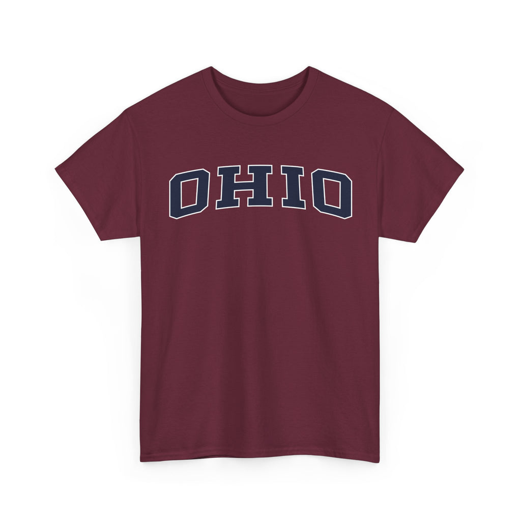 Ohio Vintage Varsity Unisex T-shirt - Maroon / S - T-Shirt