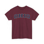 Ohio Vintage Varsity Unisex T-shirt - Maroon / S - T-Shirt