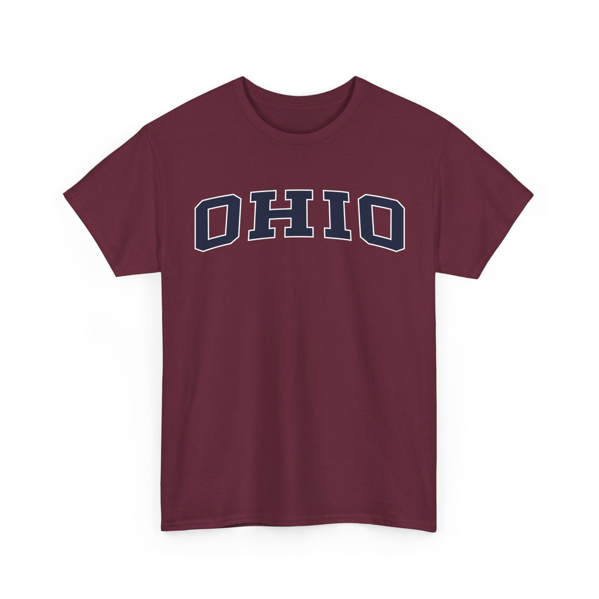 Ohio Vintage Varsity Unisex T-shirt - Maroon / S - T-Shirt