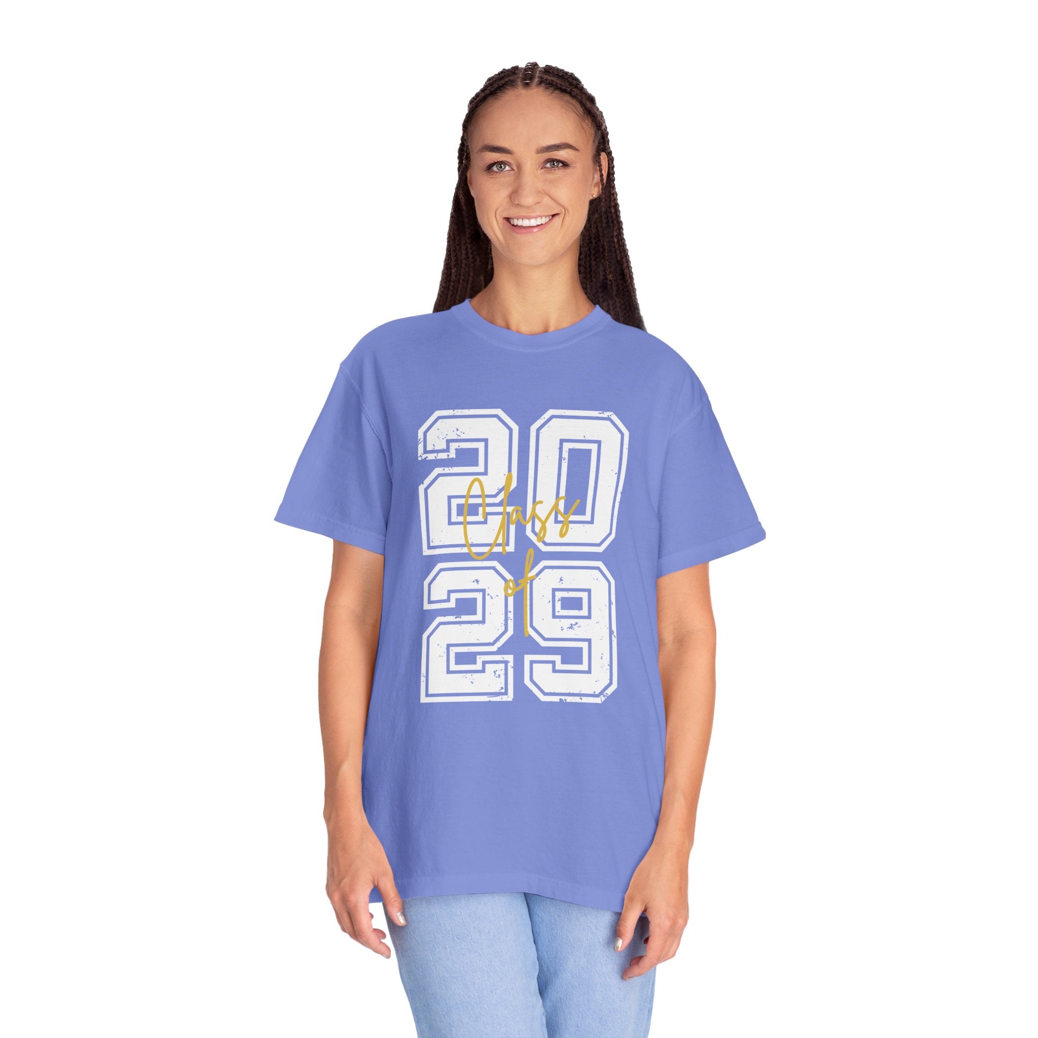 Class of 2029 Vintage Unisex T-Shirt Trendy Graphic Tee for Celebrations Comfortable Everyday Wear Unique Gift Idea