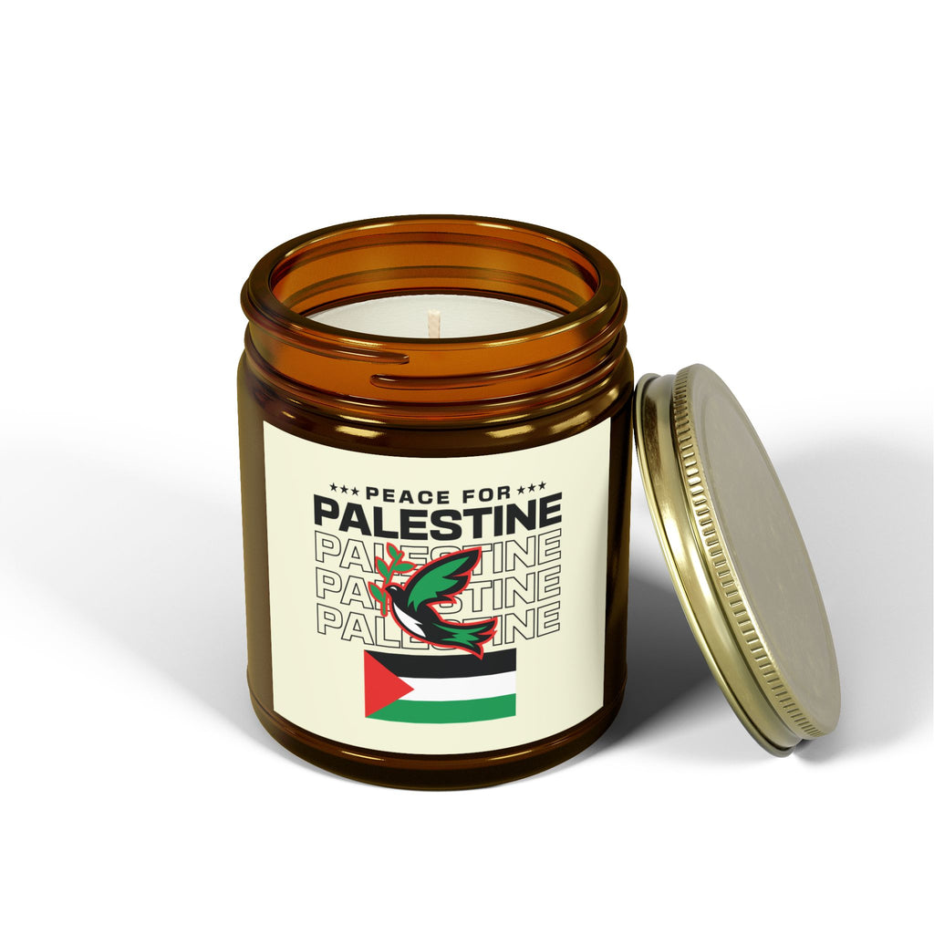 Peace for Palestine Scented Candles - Home Decor