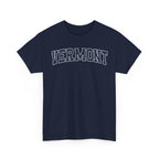 Vermont Vintage Varsity Unisex T-shirt - Navy / S - T-Shirt