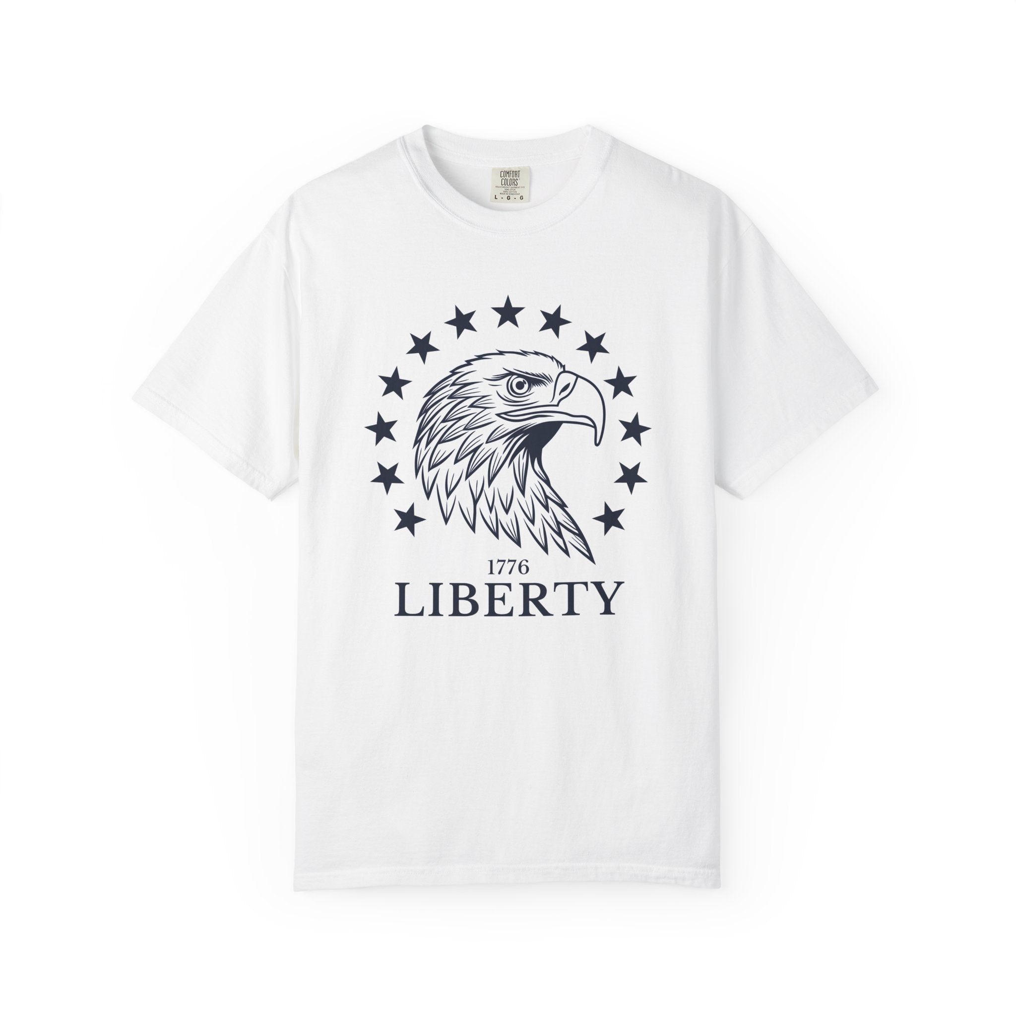 Liberty Graphic Eagle T-Shirt - White / S