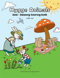 Hygge Animals Coloring Pages - Cozy Animal Therapy for Adults & Kids - Book