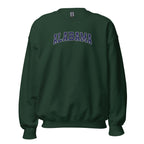 Alabama Vintage Varsity Embroidered Classic Crewneck Sweatshirt - Forest Green / S