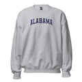 Alabama Vintage Varsity Embroidered Classic Crewneck Sweatshirt - Sport Grey / S