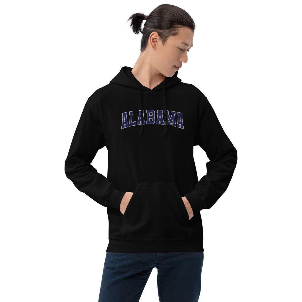 Alabama Vintage Varsity Embroidered Classic Hoodie