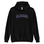 Alabama Vintage Varsity Embroidered Classic Hoodie - Black / S
